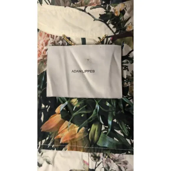Adam Lippes Botanical Floral Zip Front Fit & Flare Jacket Size M - Picture 7 of 11